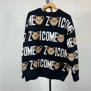 USHI cute bear sweater, women size XL/Men size M/L